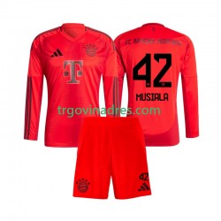 Dječji Domaći Dres FC Bayern München Jamal Musiala 42 2024-2025 s Dugim Rukavima Dječji Domaći Dres FC Bayern München Jamal Musiala 42 2024-2025 s Dugim Rukavima