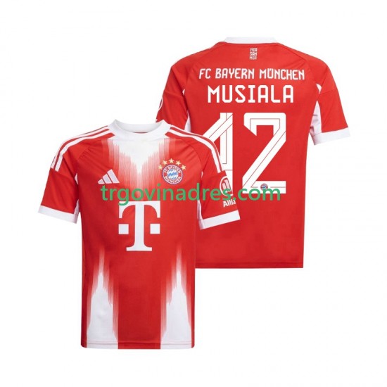 Muški Domaći Dres FC Bayern München Jamal Musiala 42 2025-2026 s Kratkih Rukava Muški Domaći Dres FC Bayern München Jamal Musiala 42 2025-2026 s Kratkih Rukava