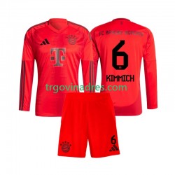 Dječji Domaći Dres FC Bayern München Joshua Kimmich 6 2024-2025 s Dugim Rukavima Dječji Domaći Dres FC Bayern München Joshua Kimmich 6 2024-2025 s Dugim Rukavima