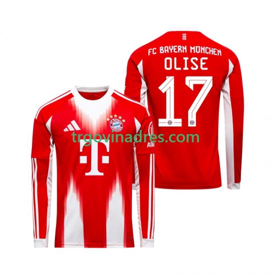 Muški Domaći Dres FC Bayern München Michael Olise 17 2025-2026 s Dugim Rukavima Muški Domaći Dres FC Bayern München Michael Olise 17 2025-2026 s Dugim Rukavima