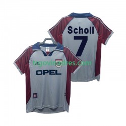 Muški Treći Dres FC Bayern München Scholl 7 Retro 1998 1999 s Kratkih Rukava Muški Treći Dres FC Bayern München Scholl 7 Retro 1998 1999 s Kratkih Rukava