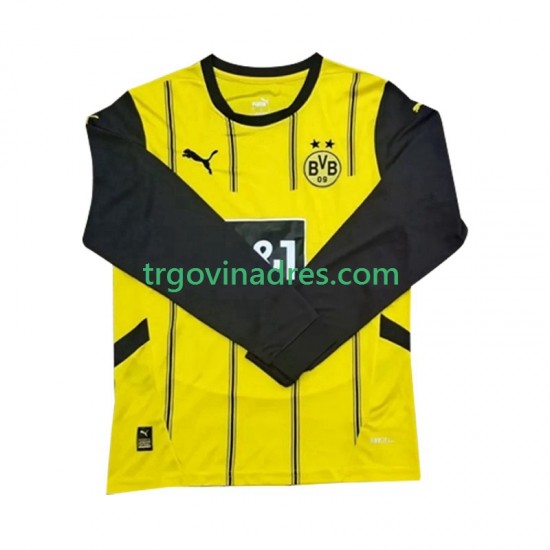 Muški Domaći Dres Borussia Dortmund 2024-2025 s Dugim Rukavima Muški Domaći Dres Borussia Dortmund 2024-2025 s Dugim Rukavima