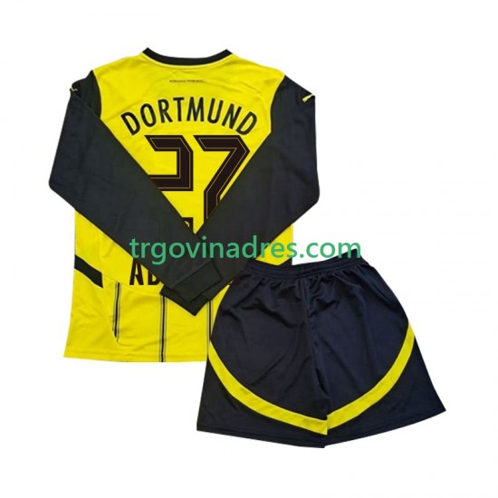 Dječji Domaći Dres Borussia Dortmund Karim Adeyemi 27 2024-2025 s Dugim Rukavima Dječji Domaći Dres Borussia Dortmund Karim Adeyemi 27 2024-2025 s Dugim Rukavima