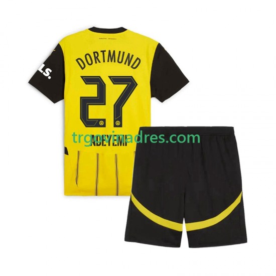 Dječji Domaći Dres Borussia Dortmund Karim Adeyemi 27 2024-2025 s Kratkih Rukava Dječji Domaći Dres Borussia Dortmund Karim Adeyemi 27 2024-2025 s Kratkih Rukava