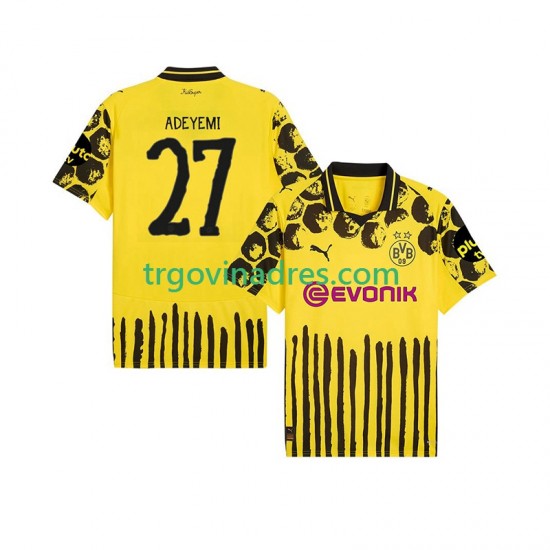 Muški Domaći Dres Borussia Dortmund Karim Adeyemi 27 FIFA CWC 2025 s Kratkih Rukava Muški Domaći Dres Borussia Dortmund Karim Adeyemi 27 FIFA CWC 2025 s Kratkih Rukava