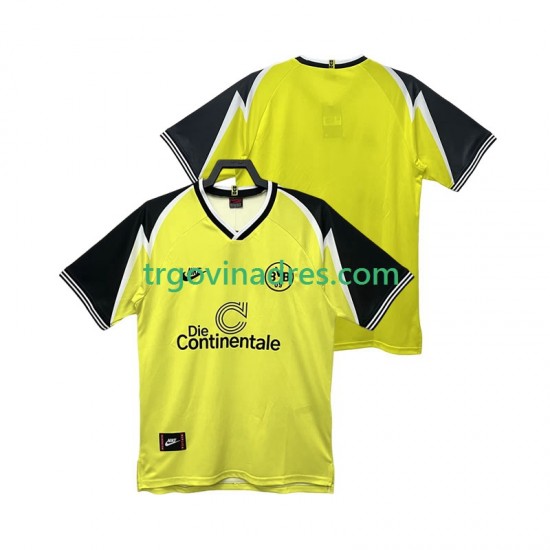 Muški Domaći Dres Borussia Dortmund Retro 1995 1996 s Kratkih Rukava Muški Domaći Dres Borussia Dortmund Retro 1995 1996 s Kratkih Rukava