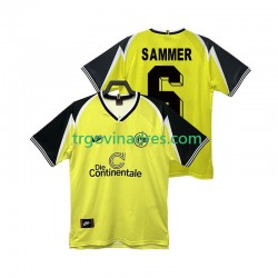 Muški Domaći Dres Borussia Dortmund SAMMER 6 Retro 1995 1996 s Kratkih Rukava Muški Domaći Dres Borussia Dortmund SAMMER 6 Retro 1995 1996 s Kratkih Rukava