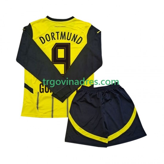 Dječji Domaći Dres Borussia Dortmund Serhou Guirassy 9 2024-2025 s Dugim Rukavima Dječji Domaći Dres Borussia Dortmund Serhou Guirassy 9 2024-2025 s Dugim Rukavima