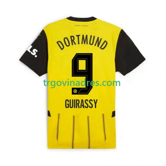 Muški Domaći Dres Borussia Dortmund Serhou Guirassy 9 2024-2025 s Kratkih Rukava Muški Domaći Dres Borussia Dortmund Serhou Guirassy 9 2024-2025 s Kratkih Rukava