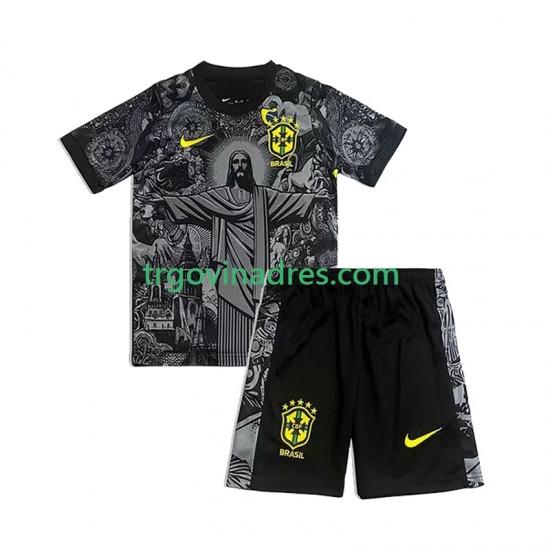 Dječji Domaći Brazil Cheist the Redeemer Football Shirts 2024 s Kratkih Rukava Dječji Domaći Brazil Cheist the Redeemer Football Shirts 2024 s Kratkih Rukava