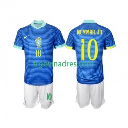 Dječji Gostujući Dres Brazil Neymar JR 10 2024 s Kratkih Rukava Dječji Gostujući Dres Brazil Neymar JR 10 2024 s Kratkih Rukava