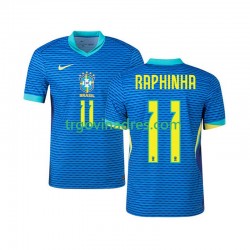 Muški Gostujući Dres Brazil RAPHINHA 11 2024 s Kratkih Rukava Muški Gostujući Dres Brazil RAPHINHA 11 2024 s Kratkih Rukava