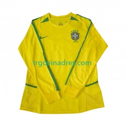 Muški Domaći Dres Brazil Retro 2002 s Dugim Rukavima Muški Domaći Dres Brazil Retro 2002 s Dugim Rukavima