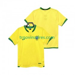 Muški Domaći Dres Brazil Retro 2006 s Kratkih Rukava Muški Domaći Dres Brazil Retro 2006 s Kratkih Rukava
