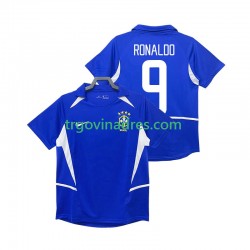 Muški Gostujući Dres Brazil Ronaldo 9 Retro 2002 s Kratkih Rukava Muški Gostujući Dres Brazil Ronaldo 9 Retro 2002 s Kratkih Rukava