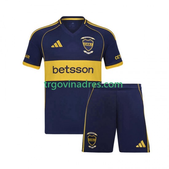 Dječji Domaći Dres CA Boca Juniors 2025-2026 s Kratkih Rukava Dječji Domaći Dres CA Boca Juniors 2025-2026 s Kratkih Rukava