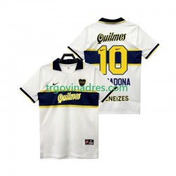 Muški Gostujući Dres CA Boca Juniors MARADONA 10 Retro 1997 1998 s Kratkih Rukava Muški Gostujući Dres CA Boca Juniors MARADONA 10 Retro 1997 1998 s Kratkih Rukava