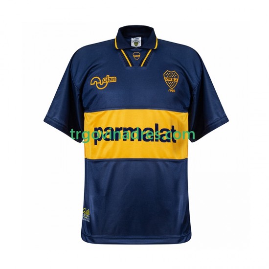 Muški Domaći Dres CA Boca Juniors Retro 1994 s Kratkih Rukava Muški Domaći Dres CA Boca Juniors Retro 1994 s Kratkih Rukava