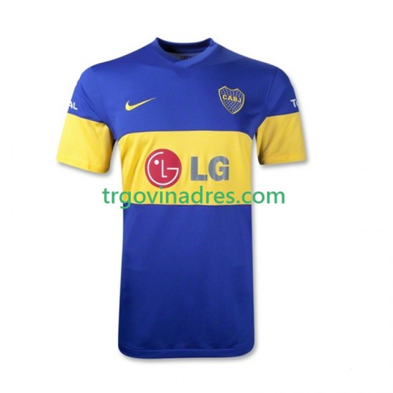 Muški Domaći Dres CA Boca Juniors Retro 2011 s Kratkih Rukava Muški Domaći Dres CA Boca Juniors Retro 2011 s Kratkih Rukava