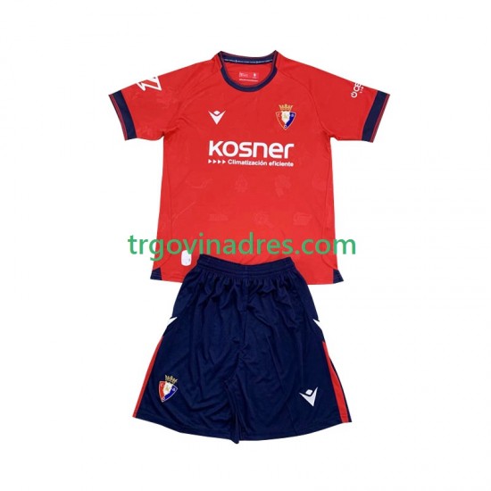 Dječji Domaći Dres CA Osasuna 2024-2025 s Kratkih Rukava Dječji Domaći Dres CA Osasuna 2024-2025 s Kratkih Rukava