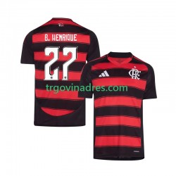 Muški Domaći Dres CR Flamengo Bruno Henrique 27 2025-2026 s Kratkih Rukava Muški Domaći Dres CR Flamengo Bruno Henrique 27 2025-2026 s Kratkih Rukava