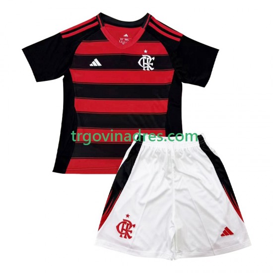 Dječji Domaći Dres CR Flamengo 2025-2026 s Kratkih Rukava Dječji Domaći Dres CR Flamengo 2025-2026 s Kratkih Rukava