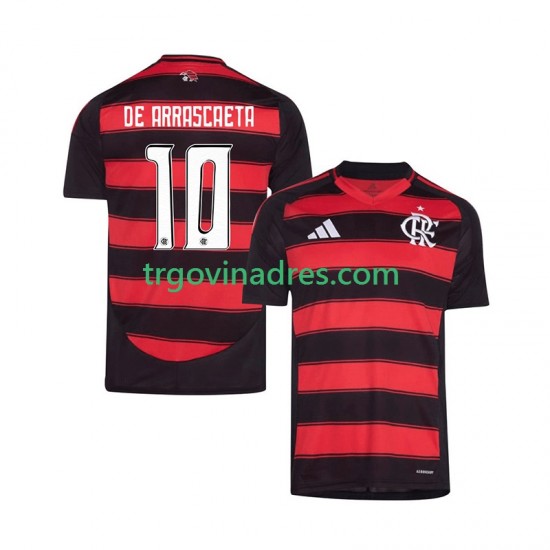 Muški Domaći Dres CR Flamengo Giorgian de Arrascaeta 10 2025-2026 s Kratkih Rukava Muški Domaći Dres CR Flamengo Giorgian de Arrascaeta 10 2025-2026 s Kratkih Rukava