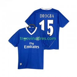 Muški Domaći Dres Chelsea DROGBA 15 Retro 2003 2005 s Kratkih Rukava Muški Domaći Dres Chelsea DROGBA 15 Retro 2003 2005 s Kratkih Rukava