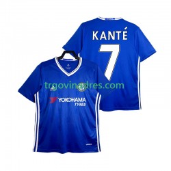 Muški Domaći Dres Chelsea KANTE 7 Retro 2016-2017 s Kratkih Rukava Muški Domaći Dres Chelsea KANTE 7 Retro 2016-2017 s Kratkih Rukava
