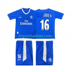 Dječji Domaći Dres Chelsea Robben 16 Retro 2003 2005 s Kratkih Rukava Dječji Domaći Dres Chelsea Robben 16 Retro 2003 2005 s Kratkih Rukava