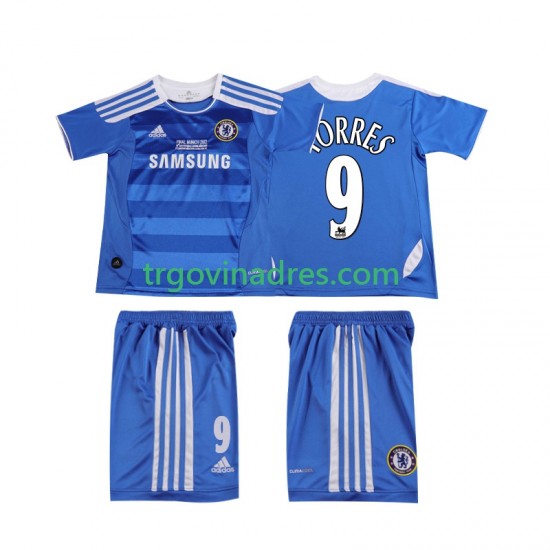 Dječji Domaći Dres Chelsea Torres 9 Retro 2012 2011 s Kratkih Rukava Dječji Domaći Dres Chelsea Torres 9 Retro 2012 2011 s Kratkih Rukava
