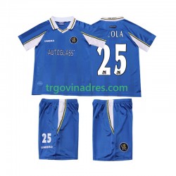 Dječji Domaći Dres Chelsea ZOLA 25 Retro 1997 1999 s Kratkih Rukava Dječji Domaći Dres Chelsea ZOLA 25 Retro 1997 1999 s Kratkih Rukava