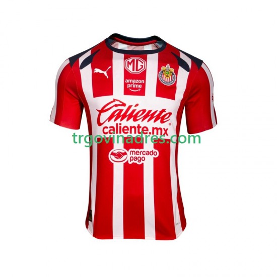 Muški Domaći Dres Chivas de Guadalajara 2025-2026 s Kratkih Rukava Muški Domaći Dres Chivas de Guadalajara 2025-2026 s Kratkih Rukava