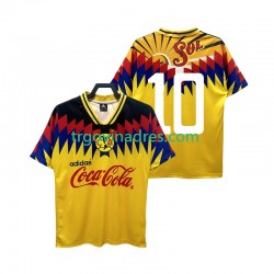 Muški Domaći Dres Club América 10 Retro 1995 s Kratkih Rukava Muški Domaći Dres Club América 10 Retro 1995 s Kratkih Rukava