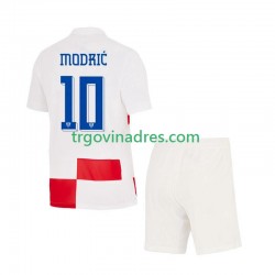 Dječji Domaći Dres Hrvatska Luca Modric 10 Euro 2024 s Kratkih Rukava Dječji Domaći Dres Hrvatska Luca Modric 10 Euro 2024 s Kratkih Rukava