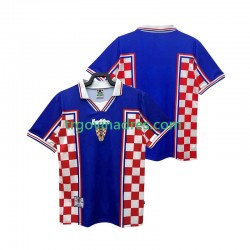 Muški Gostujući Dres Hrvatska Retro 1998 s Kratkih Rukava