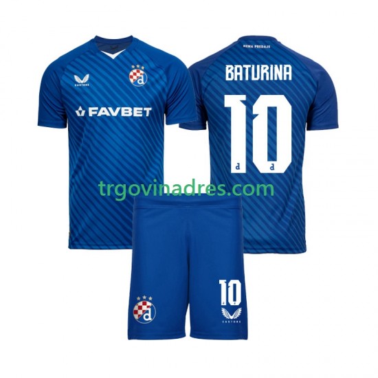 Dječji Domaći Dres Dinamo Zagreb Martin Baturina 10 2024-2025 s Kratkih Rukava Dječji Domaći Dres Dinamo Zagreb Martin Baturina 10 2024-2025 s Kratkih Rukava
