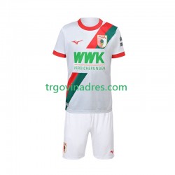 Dječji Domaći Dres FC Augsburg 2025-2026 s Kratkih Rukava Dječji Domaći Dres FC Augsburg 2025-2026 s Kratkih Rukava