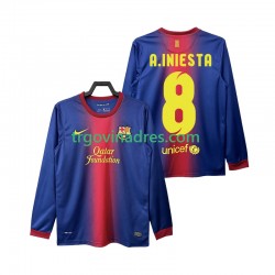 Muški Domaći Dres FC Barcelona A INIESTA 8 Retro 2012 2013 s Dugim Rukavima Muški Domaći Dres FC Barcelona A INIESTA 8 Retro 2012 2013 s Dugim Rukavima
