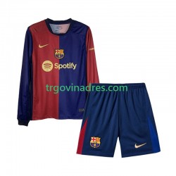 Dječji Domaći Dres FC Barcelona 2024-2025 s Dugim Rukavima Dječji Domaći Dres FC Barcelona 2024-2025 s Dugim Rukavima