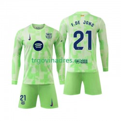 Dječji Treći Dres FC Barcelona F DE JONG 21 2024-2025 s Dugim Rukavima Dječji Treći Dres FC Barcelona F DE JONG 21 2024-2025 s Dugim Rukavima