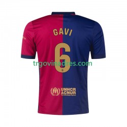 Muški Domaći Dres FC Barcelona GAVI 6 2024-2025 s Kratkih Rukava Muški Domaći Dres FC Barcelona GAVI 6 2024-2025 s Kratkih Rukava