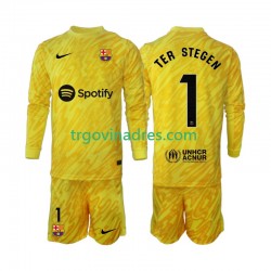 Dječji Gostujući Golmanski Dres FC Barcelona Ter Stegen 1 2024-2025 s Dugim Rukavima Dječji Gostujući Golmanski Dres FC Barcelona Ter Stegen 1 2024-2025 s Dugim Rukavima