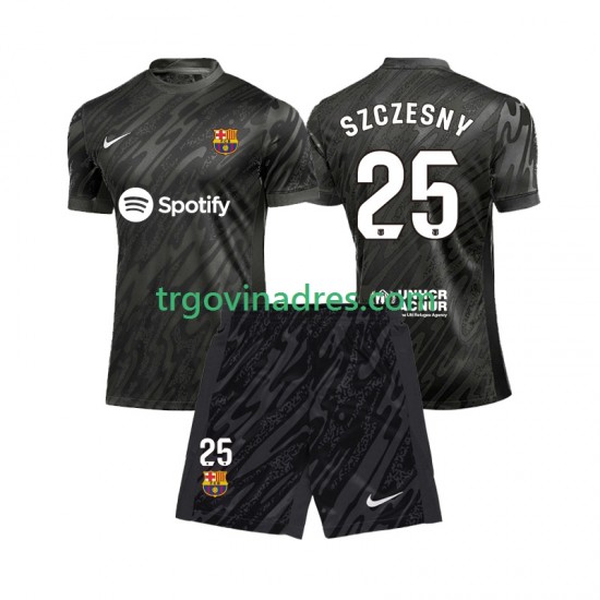 Dječji Gostujući Golmanski Dres FC Barcelona Wojciech Szczesny 25 2024-2025 s Kratkih Rukava Dječji Gostujući Golmanski Dres FC Barcelona Wojciech Szczesny 25 2024-2025 s Kratkih Rukava