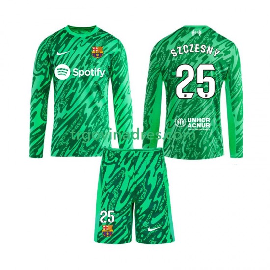 Dječji Domaći Golmanski Dres FC Barcelona Wojciech Szczesny 25 2024-2025 s Dugim Rukavima Dječji Domaći Golmanski Dres FC Barcelona Wojciech Szczesny 25 2024-2025 s Dugim Rukavima