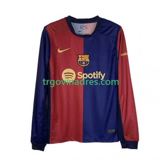 Muški Domaći Dres FC Barcelona 2024-2025 s Dugim Rukavima Muški Domaći Dres FC Barcelona 2024-2025 s Dugim Rukavima