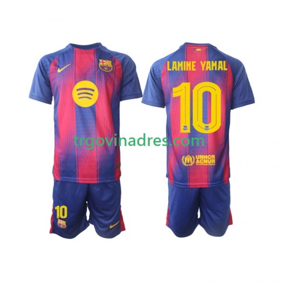 Dječji Domaći Dres FC Barcelona Lamine Yamal 10 Champions League 2025-2026 s Kratkih Rukava Dječji Domaći Dres FC Barcelona Lamine Yamal 10 Champions League 2025-2026 s Kratkih Rukava