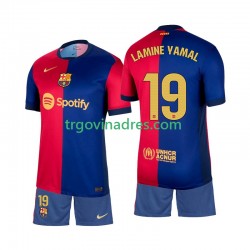 Dječji Domaći Dres FC Barcelona Lamine Yamal 19 2024-2025 s Kratkih Rukava Dječji Domaći Dres FC Barcelona Lamine Yamal 19 2024-2025 s Kratkih Rukava