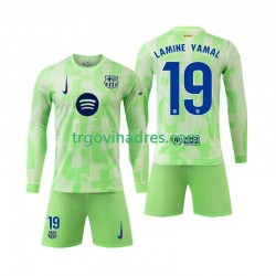 Dječji Treći Dres FC Barcelona Lamine Yamal 19 2024-2025 s Dugim Rukavima Dječji Treći Dres FC Barcelona Lamine Yamal 19 2024-2025 s Dugim Rukavima