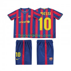 Dječji Domaći Dres FC Barcelona Lionel Messi 10 Retro 2009 2010 s Kratkih Rukava Dječji Domaći Dres FC Barcelona Lionel Messi 10 Retro 2009 2010 s Kratkih Rukava